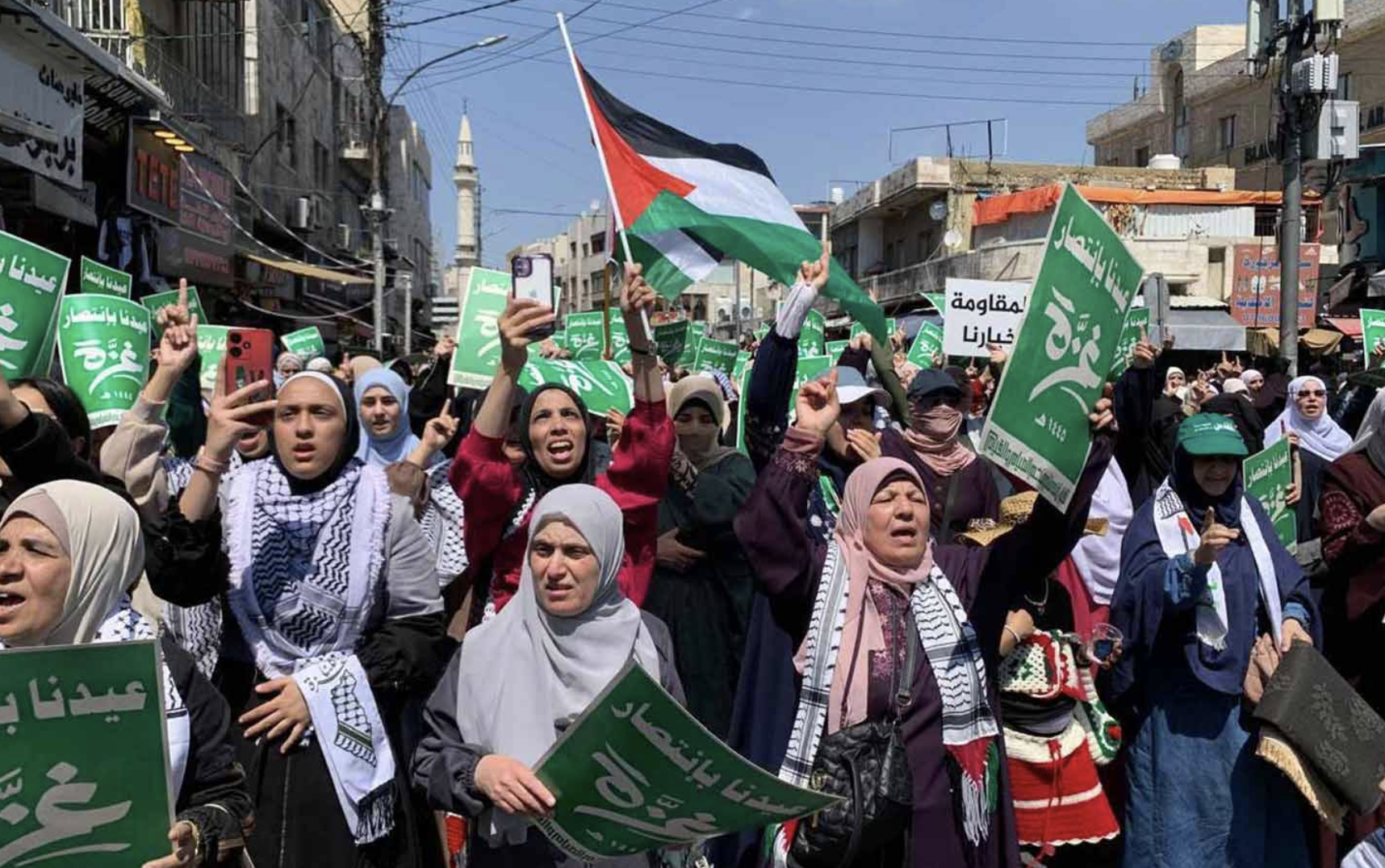 Students at Universities Across Jordan Are Protesting for Gaza